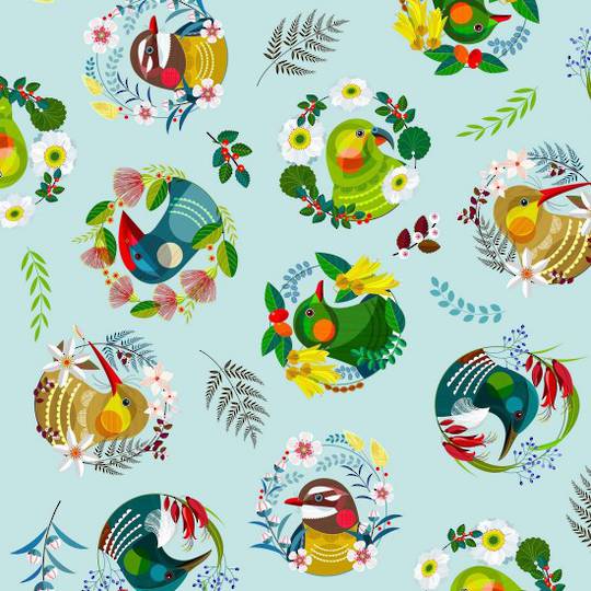 Feathered Friends Fat Quarter